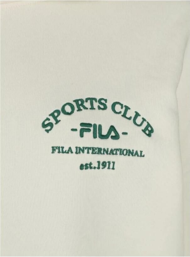 Fila Logo Hoodie met Ribboorden White Heren - Foto 2