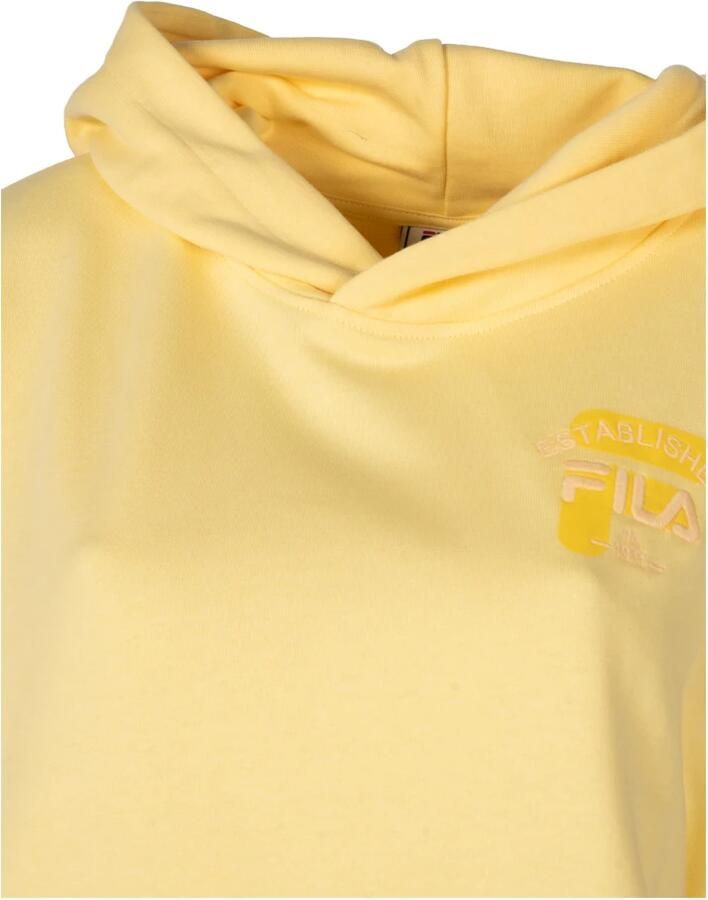 Fila Loszittende hoodie Yellow Dames