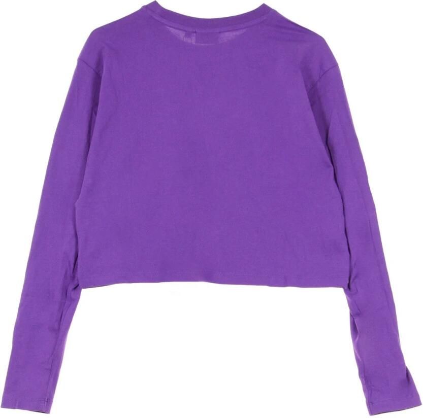 Fila Paarse Cropped T-shirt voor vrouwen Purple Dames