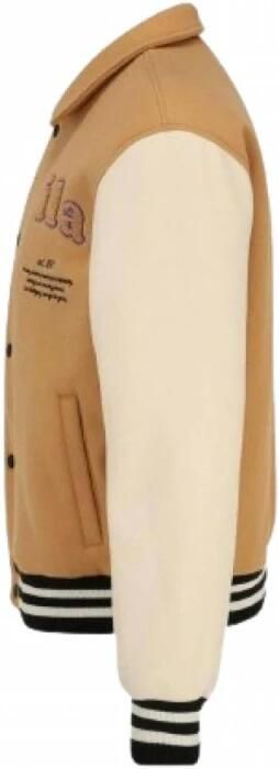 Fila Polyesterjas met grafische print Beige Heren