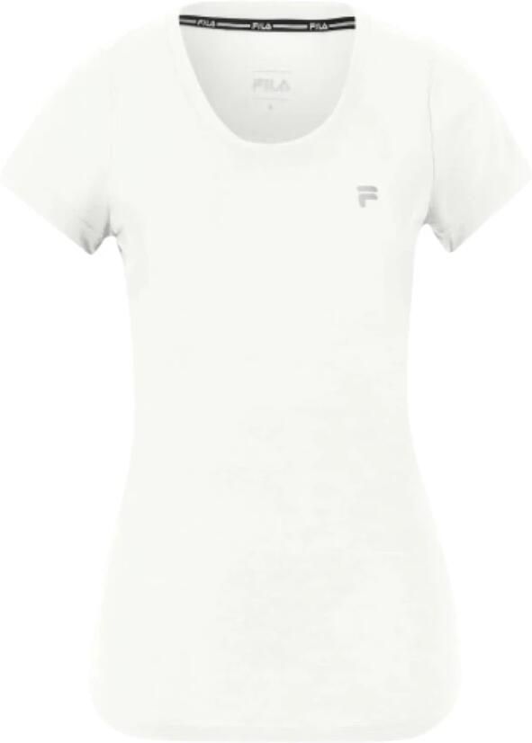 Fila Rode Polyester Fitness T-shirt White Dames - Foto 3