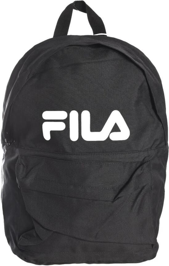 Fila Rugzak met bedrukt logo in gecoat canvas Black Heren