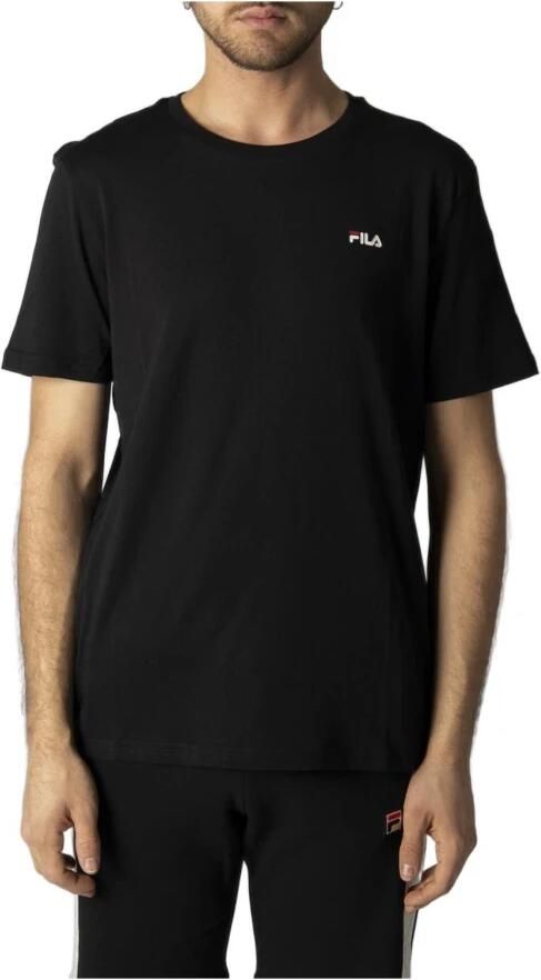 Fila Heren T-shirt Dubbelpak Wit Zwart Multicolor Heren - Foto 1