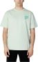 Fila Groene Effen Ronde Hals T-shirt Green Heren - Thumbnail 1