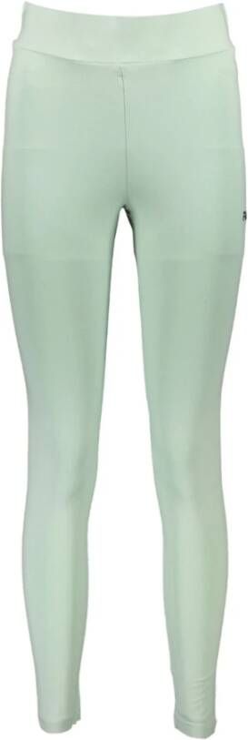 Fila Katoenen Leggings met Elastische Tailleband en Borduursel Green Dames