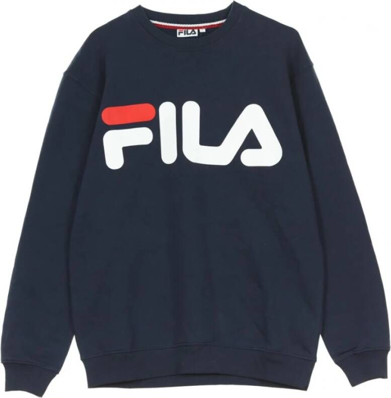 Fila Klassiek logo choke sweatshirt Blauw Heren