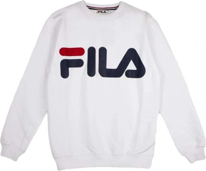 Fila Klassiek logo choke sweatshirt White Heren