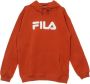 Fila Klassiek puur sweatshirt met capuchon Oranje Heren - Thumbnail 1