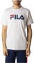 Fila Zachte katoenen T-shirt met klassieke ronde hals Wit Heren - Thumbnail 6