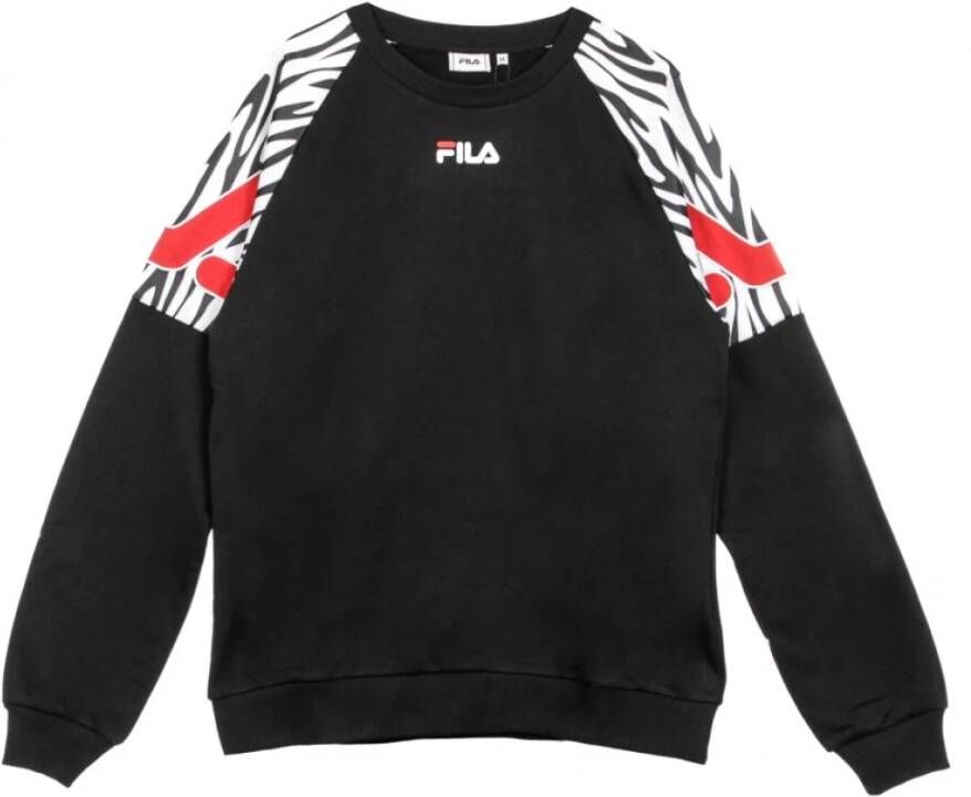 Fila Palini Crewshot Sweatshirt Zwart Heren