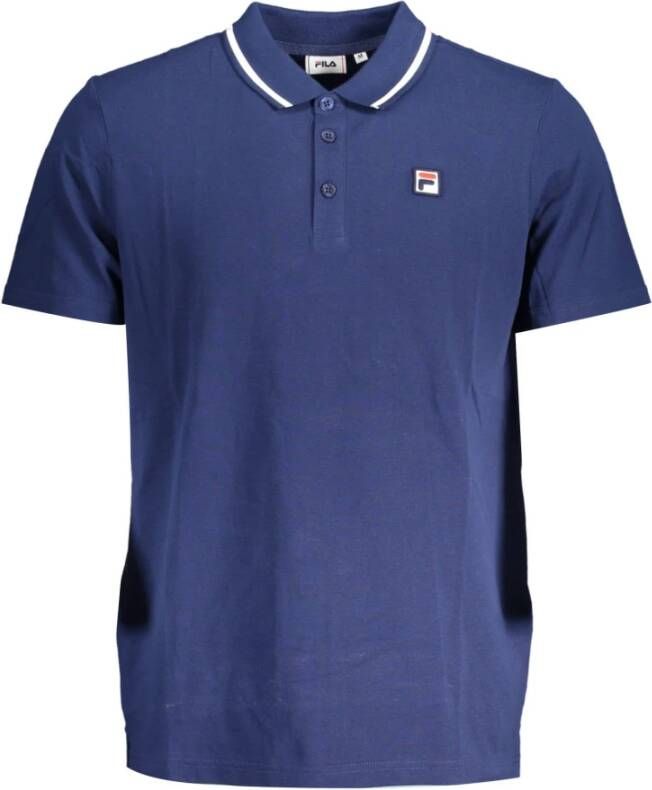 Fila Polo Shirt Blauw Heren