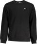 Fila Essentieel Sweatshirt met Ronde Hals van Biologisch Katoen Black - Thumbnail 1