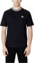 Fila Zwarte korte mouw ronde hals T-shirt Black Heren - Thumbnail 1