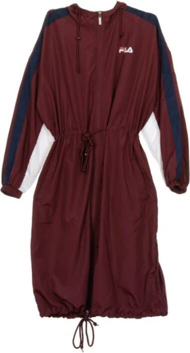 Fila Windscheper Ellie Long Jacket Bruin Dames