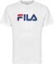Fila Zachte katoenen T-shirt met klassieke ronde hals Wit Heren - Thumbnail 4