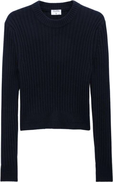 Filippa K Sweater met ronde hals Zwart - Foto 1