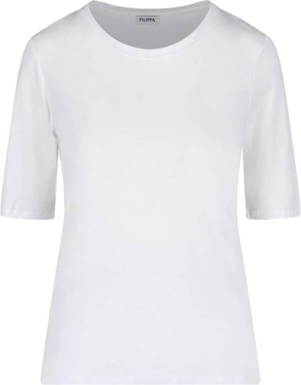Filippa K Natuurlijk Wit T-Shirt White Dames