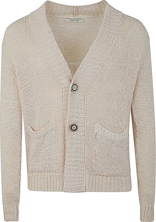 Filippo De Laurentiis Cardigans Beige Heren