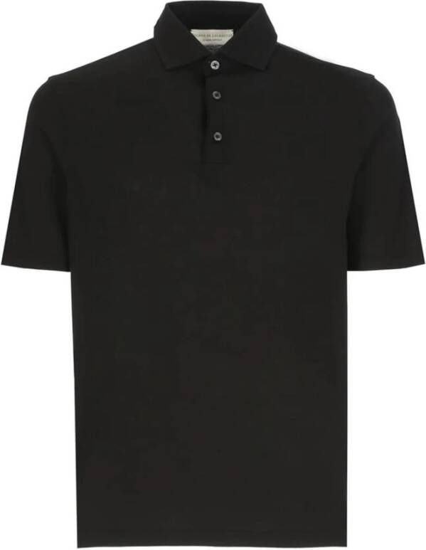 Filippo De Laurentiis Filippo De Laurentis Men's; Polo Shirt Zwart Heren
