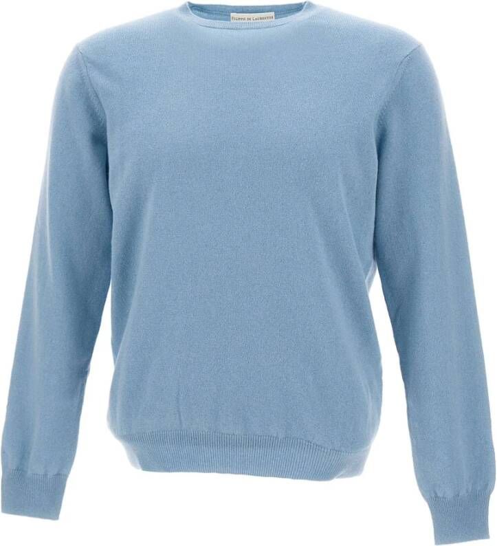 Filippo De Laurentiis Filippo De Laurentis Sweaters Blue Blauw Heren