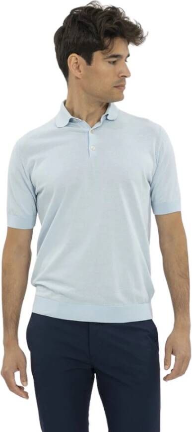 Filippo De Laurentiis Polo Shirt Blauw Heren