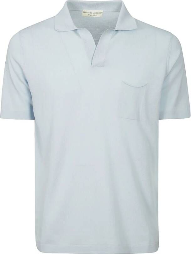 Filippo De Laurentiis Polo Shirt Blauw Heren