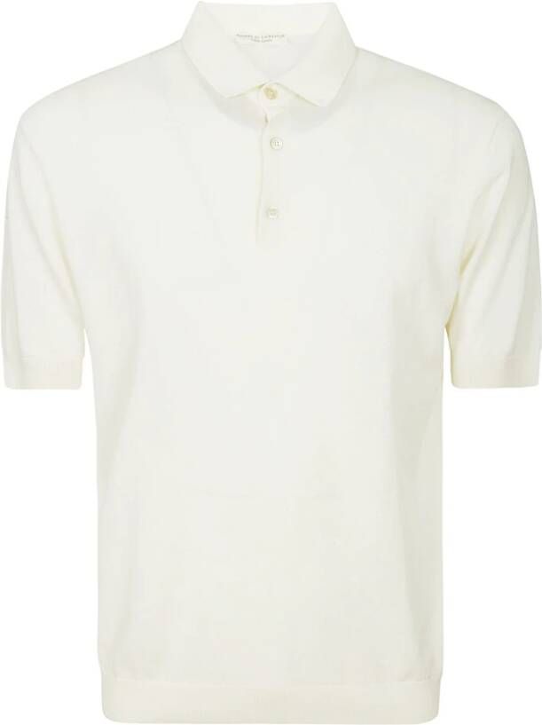 Filippo De Laurentiis Polo Shirt Wit Heren