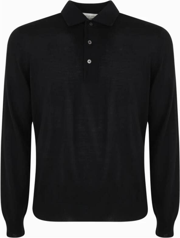 Filippo De Laurentiis Polo Shirt Zwart Heren