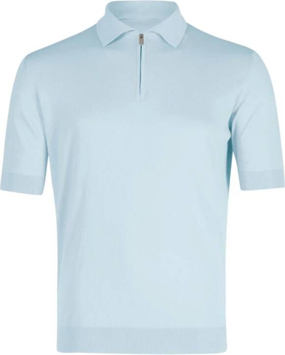 Filippo De Laurentiis Polo Shirts Blauw Heren