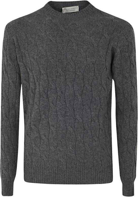 Filippo De Laurentiis Round-neck Knitwear Grijs Heren