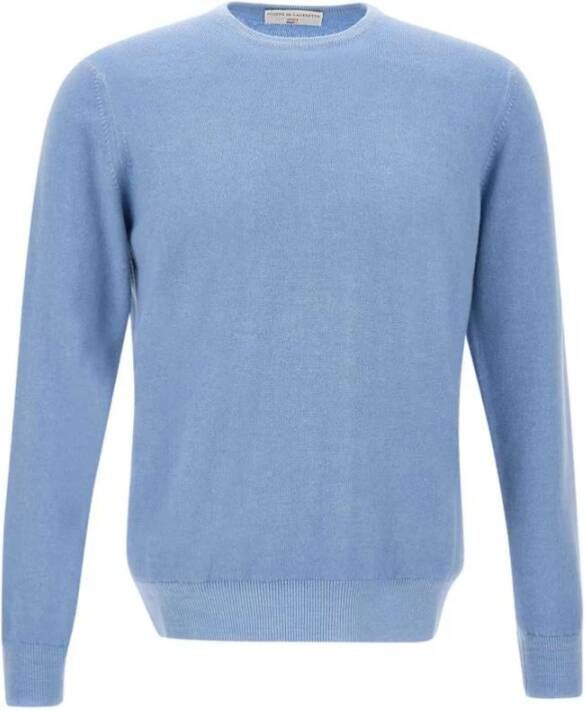 Filippo De Laurentiis Round-neck Knitwear Purple Heren
