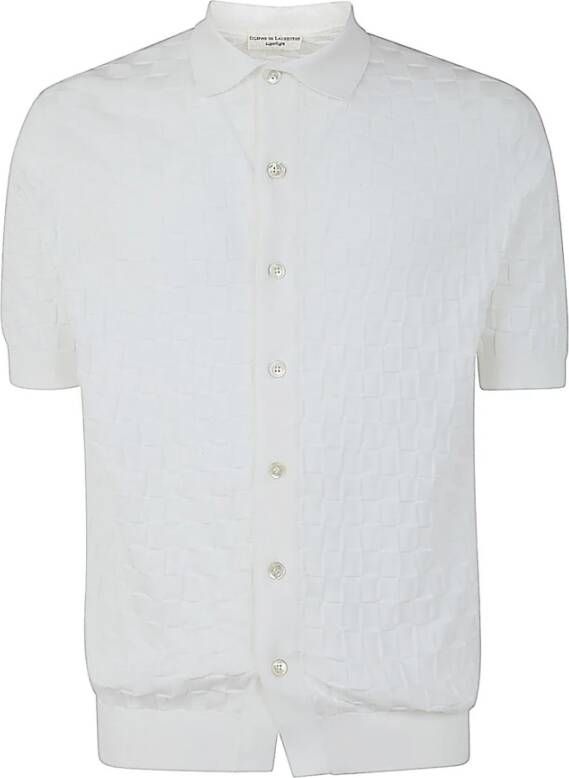 Filippo De Laurentiis Short Sleeve Shirts White Heren