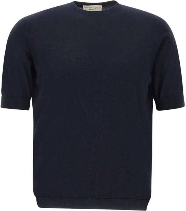 Filippo De Laurentiis T-Shirts Blauw Heren
