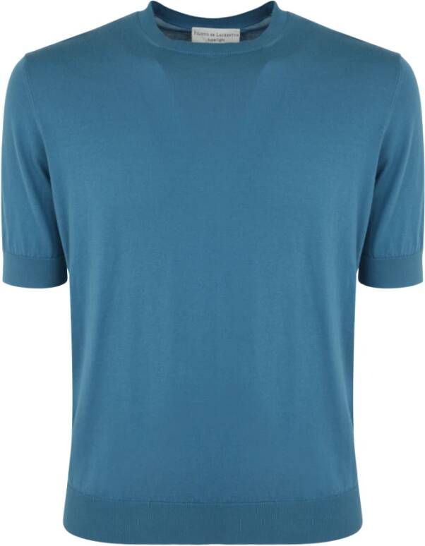 Filippo De Laurentiis T-Shirts Blauw Heren