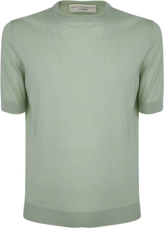 Filippo De Laurentiis T-Shirts Groen Heren