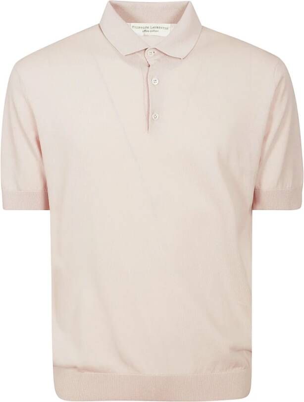 Filippo De Laurentiis T-Shirts Roze Heren