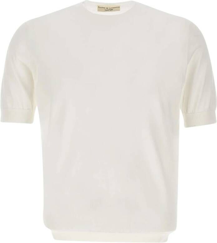 Filippo De Laurentiis T-Shirts Wit Heren