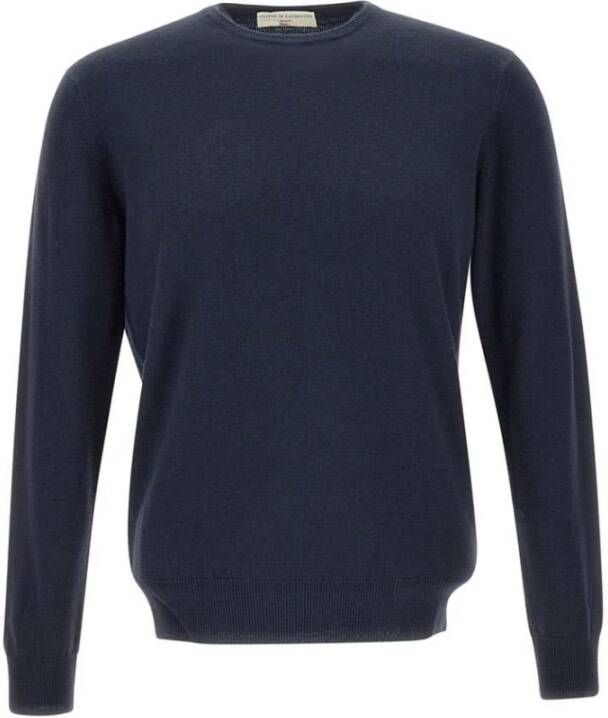 Filippo De Laurentiis Trui met ronde hals Blauw Heren