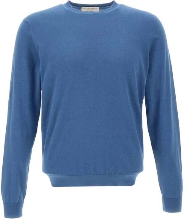 Filippo De Laurentiis Trui met ronde hals Blauw Heren