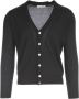 Filippo De Laurentiis Vest Zwart Heren - Thumbnail 1