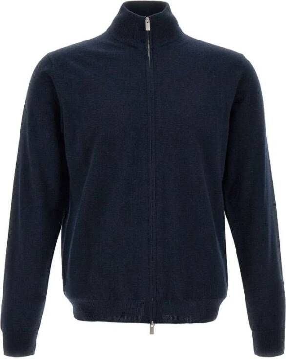 Filippo De Laurentiis Zip-throughs Blauw Heren