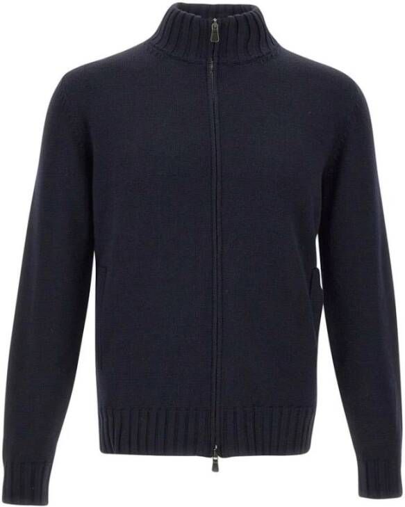 Filippo De Laurentiis Zip-throughs Blauw Heren