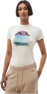 Filling Pieces Dames Tee High Sea Voyage Antique White Wit Dames