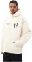 Filling Pieces Hoodie United by Nature Antique White Wit Heren - Thumbnail 1