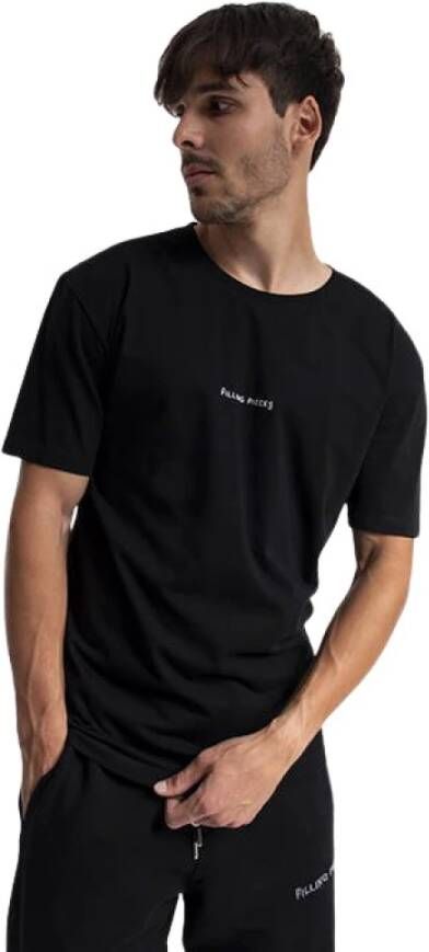 Filling Pieces T-Shirt Core Slim Fit Black Zwart Heren