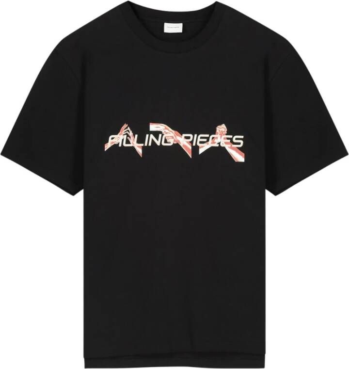 Filling Pieces T-shirt Handshake Zwart Unisex