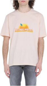 Filling Pieces T-shirt met afdrukken Roze Heren