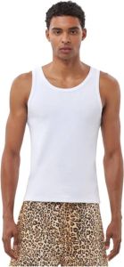 Filling Pieces Tank Top White Wit Heren