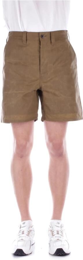 Filson Bruine Shorts Rits Sluiting Zijzakken Brown Heren