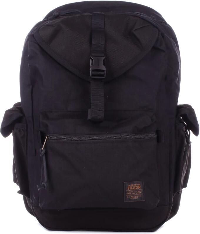 Filson Zwarte Heren Rugzak met Logo Black Heren